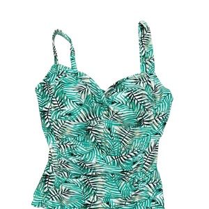 Sea&Sand slimming palm print one piece
